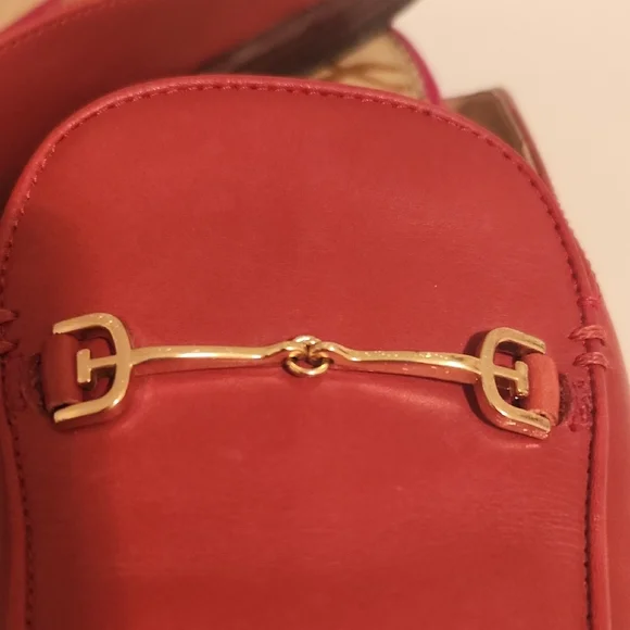 Sam Edelman Red Leather Mules For Women - Picture 11 of 12